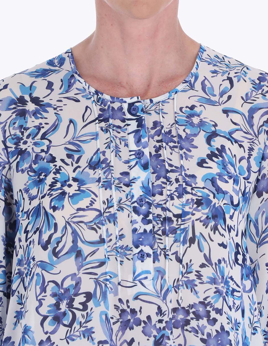 Blusa Charme manga 3/4 para mujer