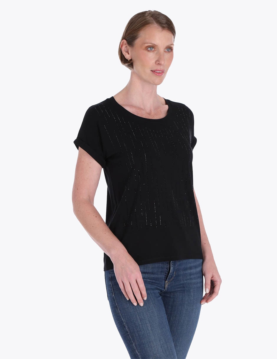 Blusa manga corta para mujer