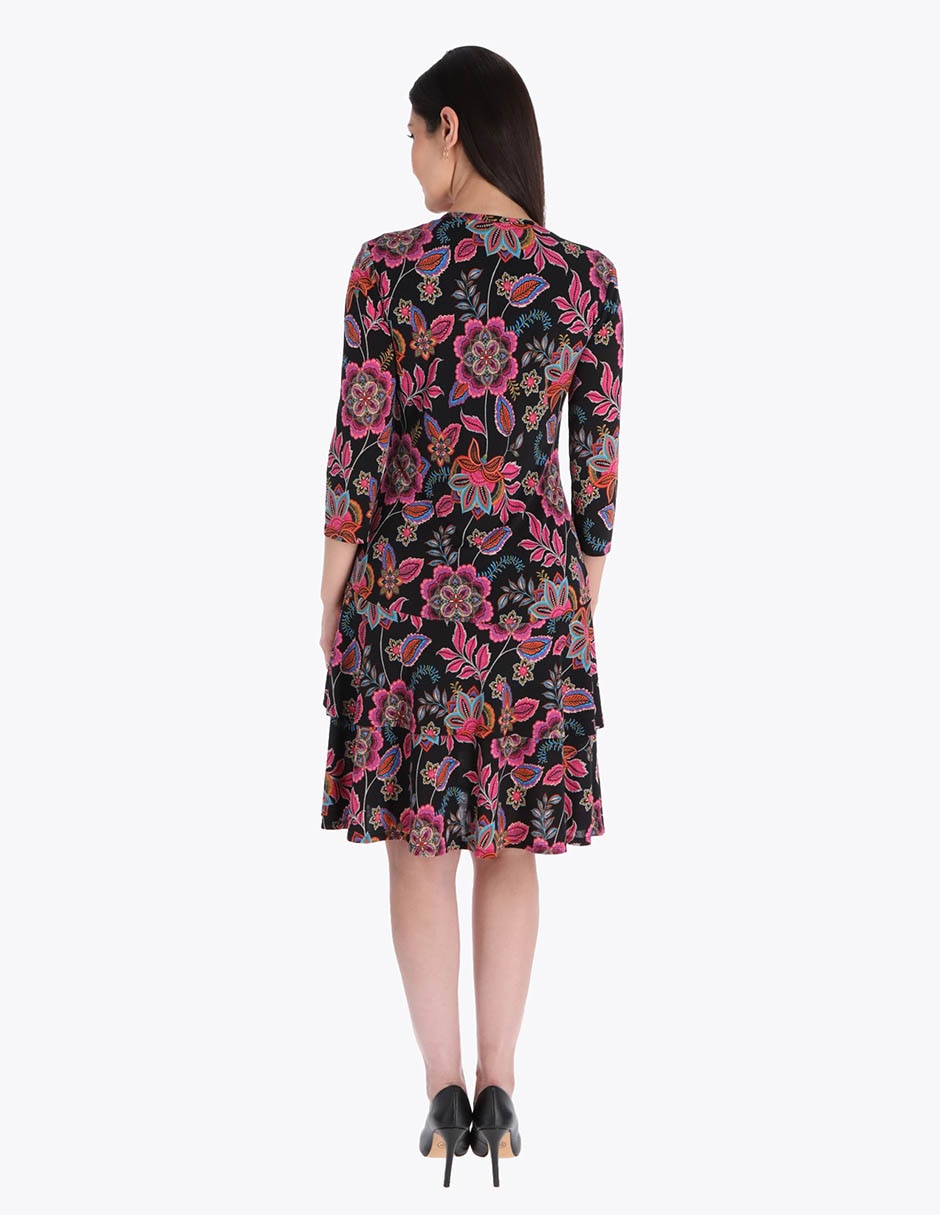 Vestido a la rodilla formal para mujer