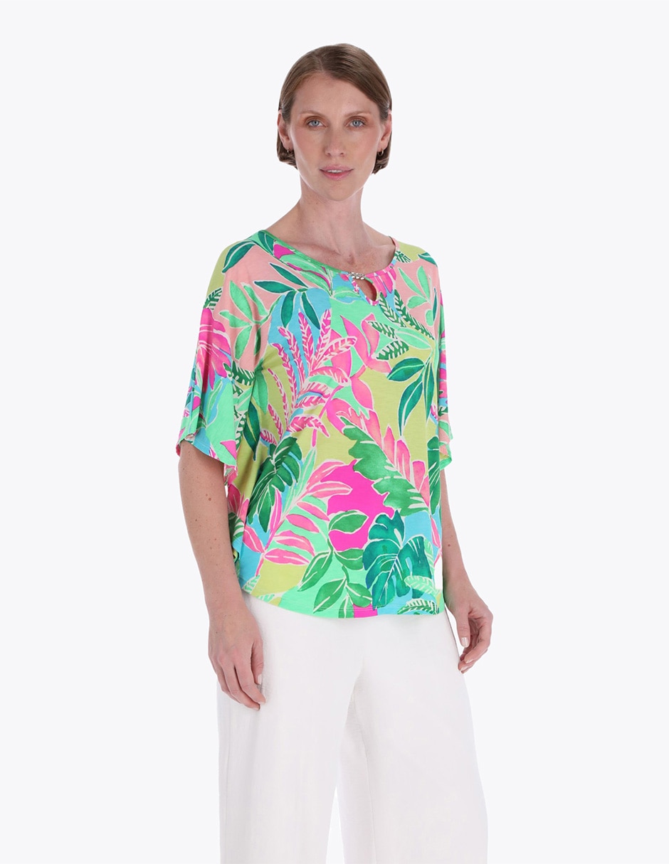 Blusa manga al codo para mujer Blusa manga al codo para mujer