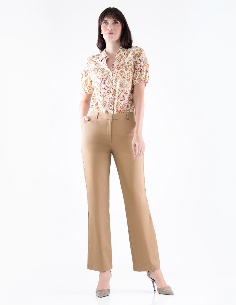 Pantalón regular para mujer 3