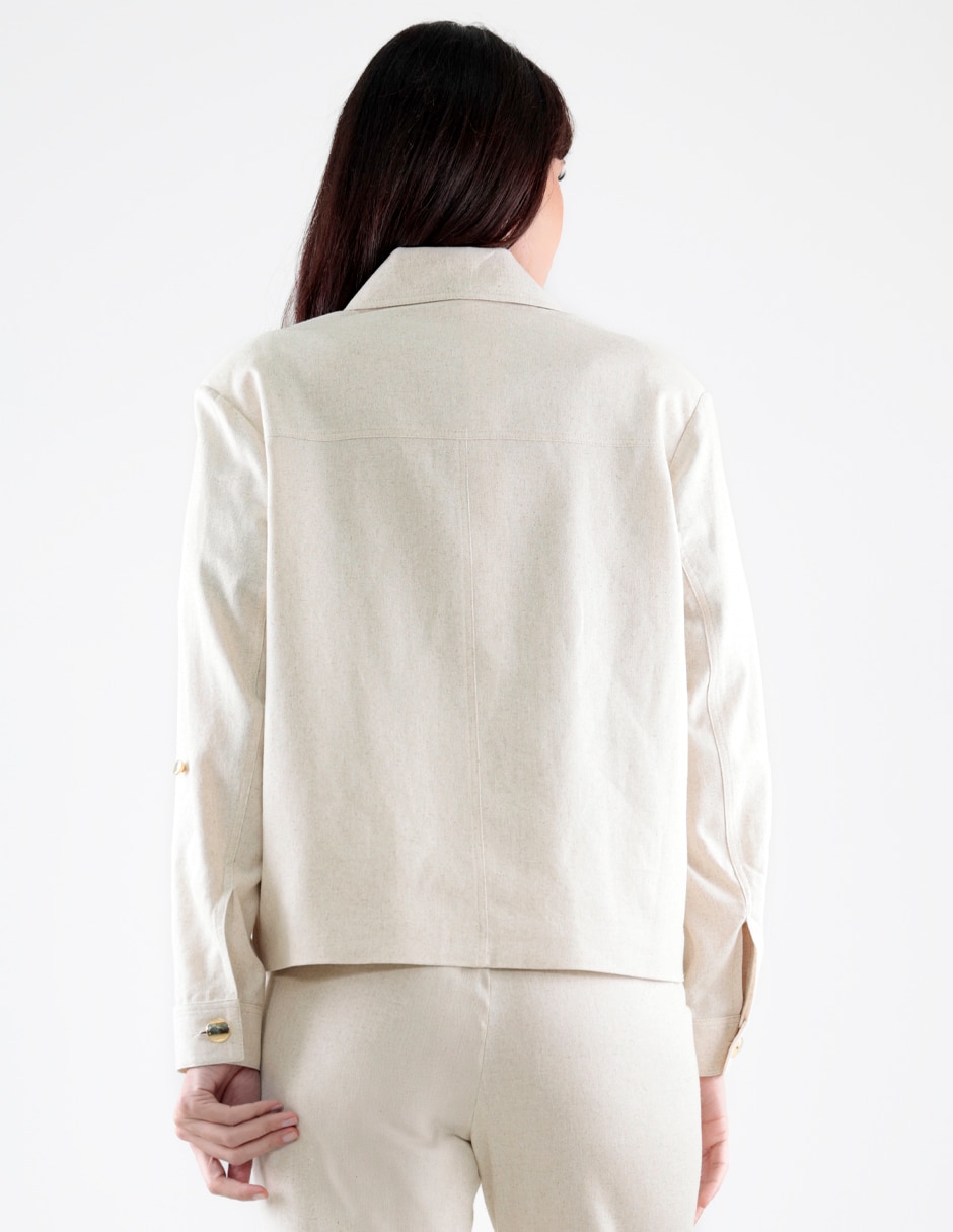 Saco sastreado casual para mujer 4