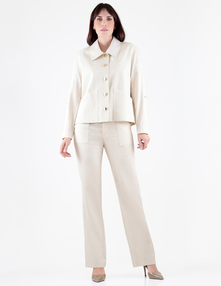 Saco sastreado casual para mujer 3