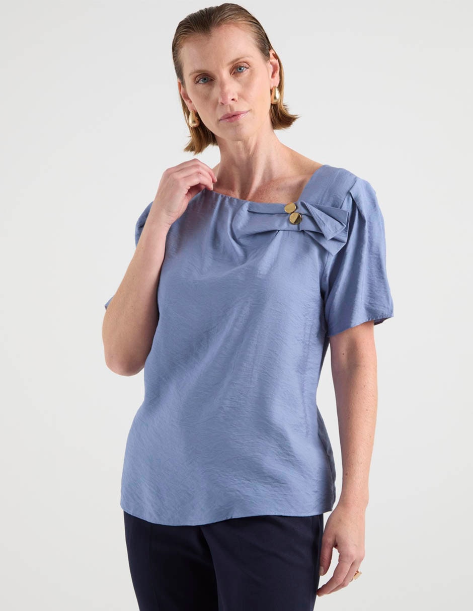 Blusa manga corta para mujer 1