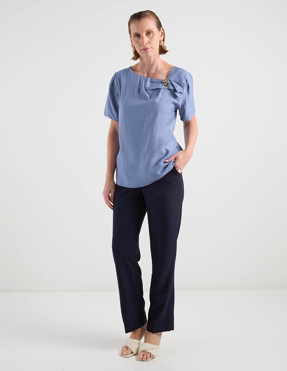 Blusa manga corta para mujer 8