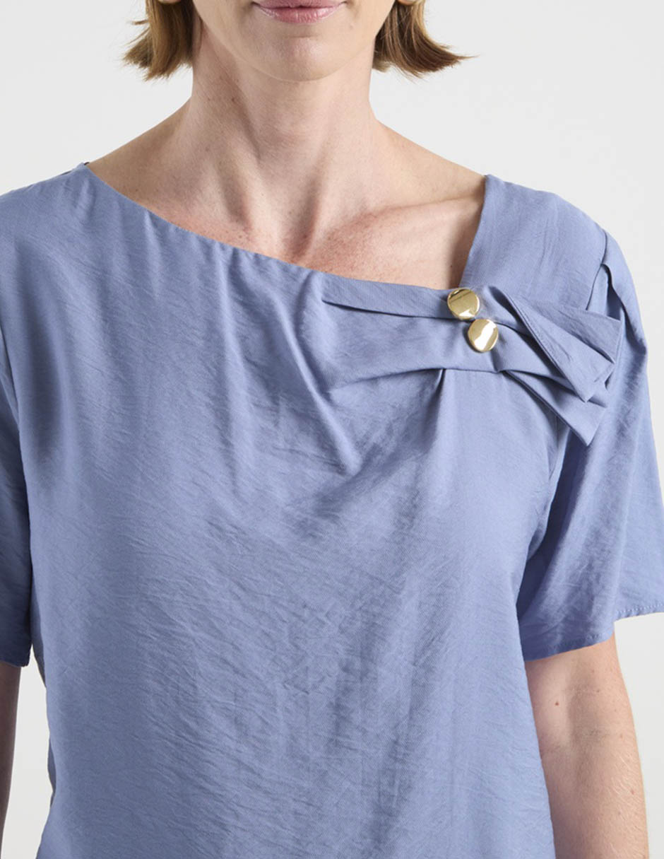 Blusa manga corta para mujer 10