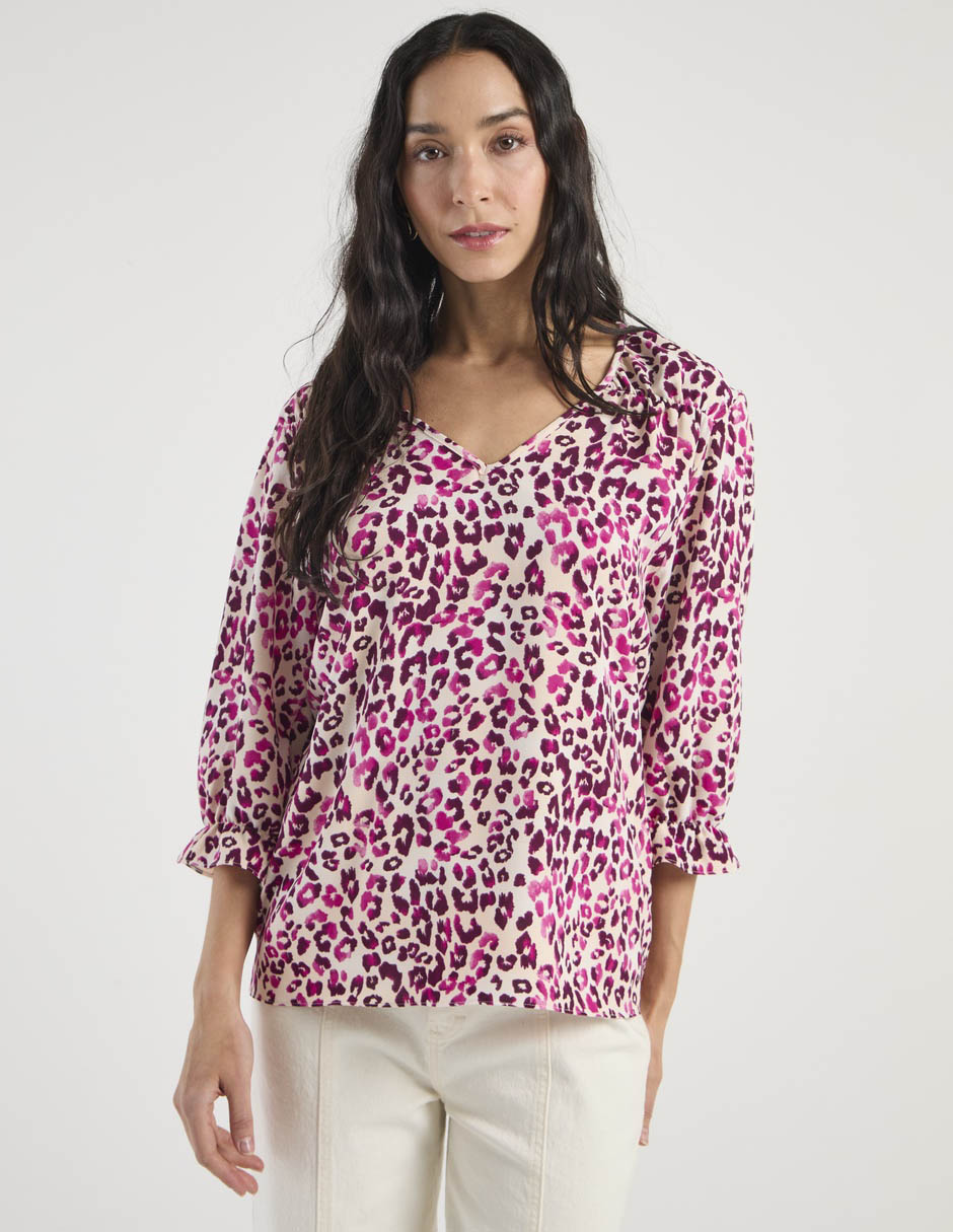 Blusa manga 3/4 para mujer 2