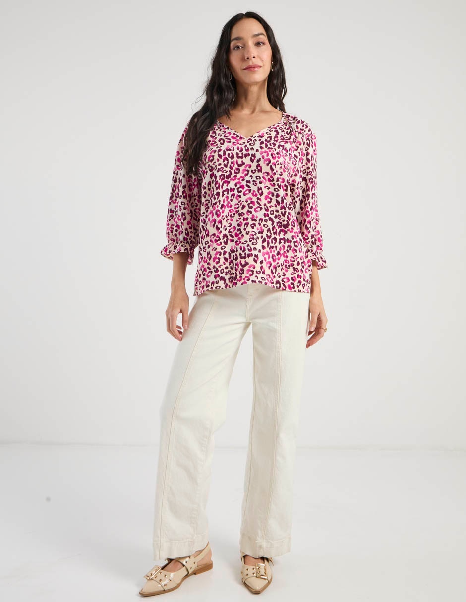 Blusa manga 3/4 para mujer 3