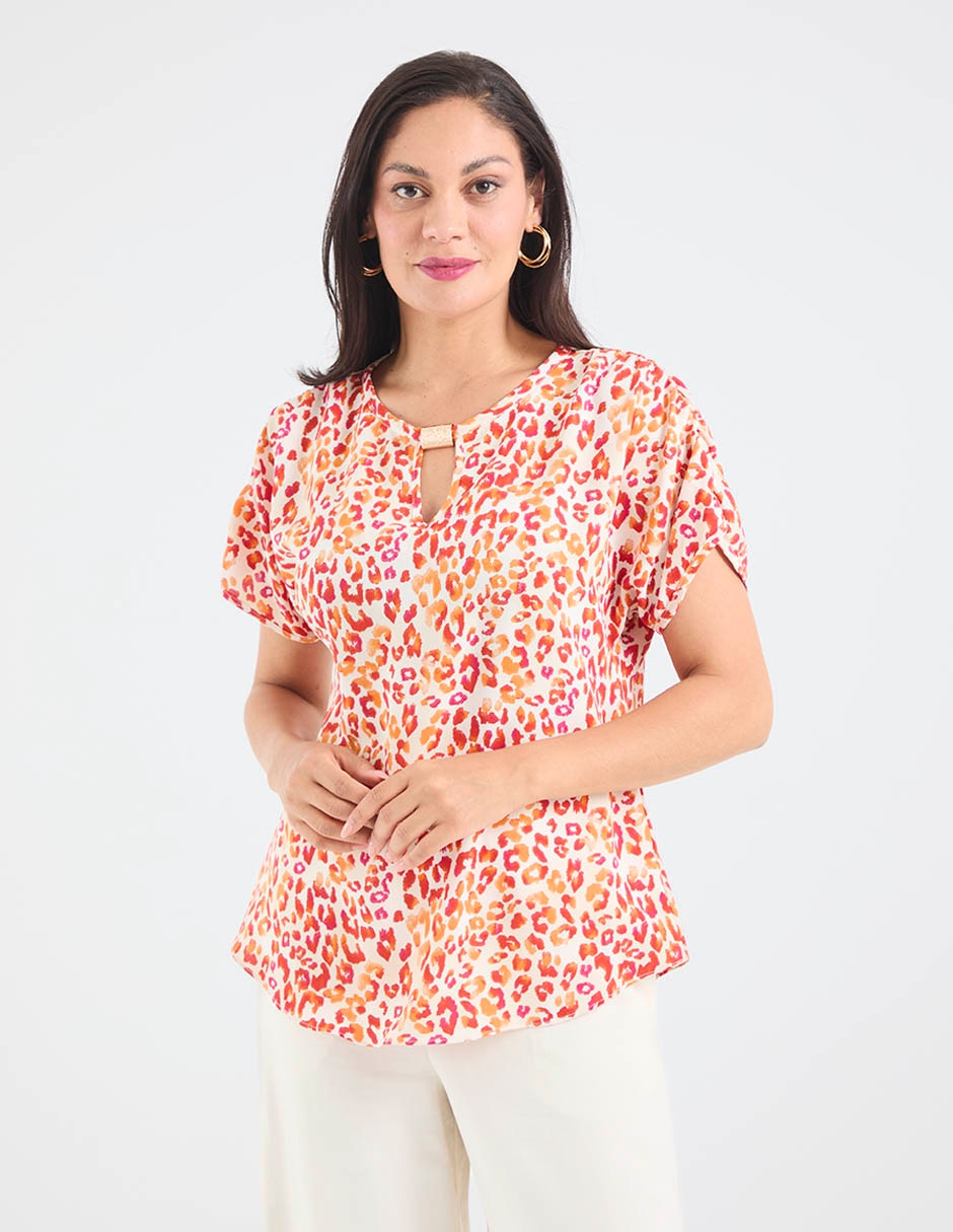 Blusa manga corta para mujer 2
