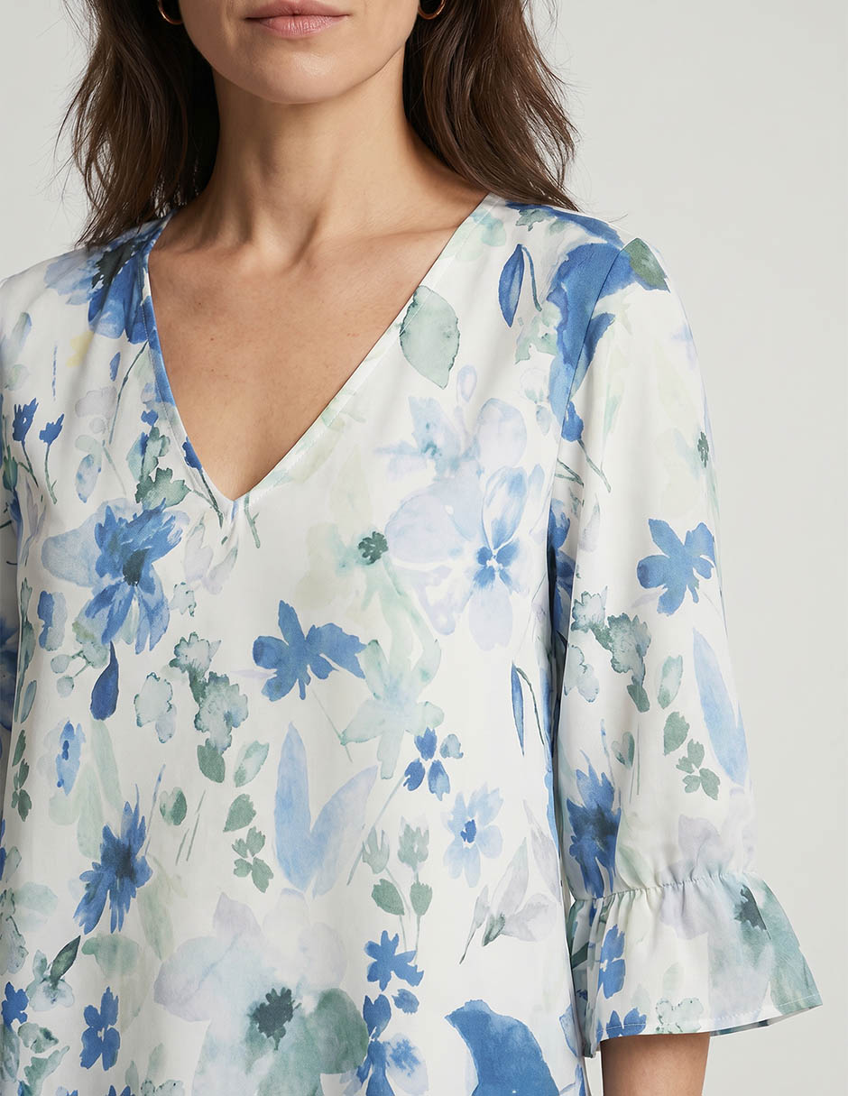 Blusa manga 3/4 para mujer 3