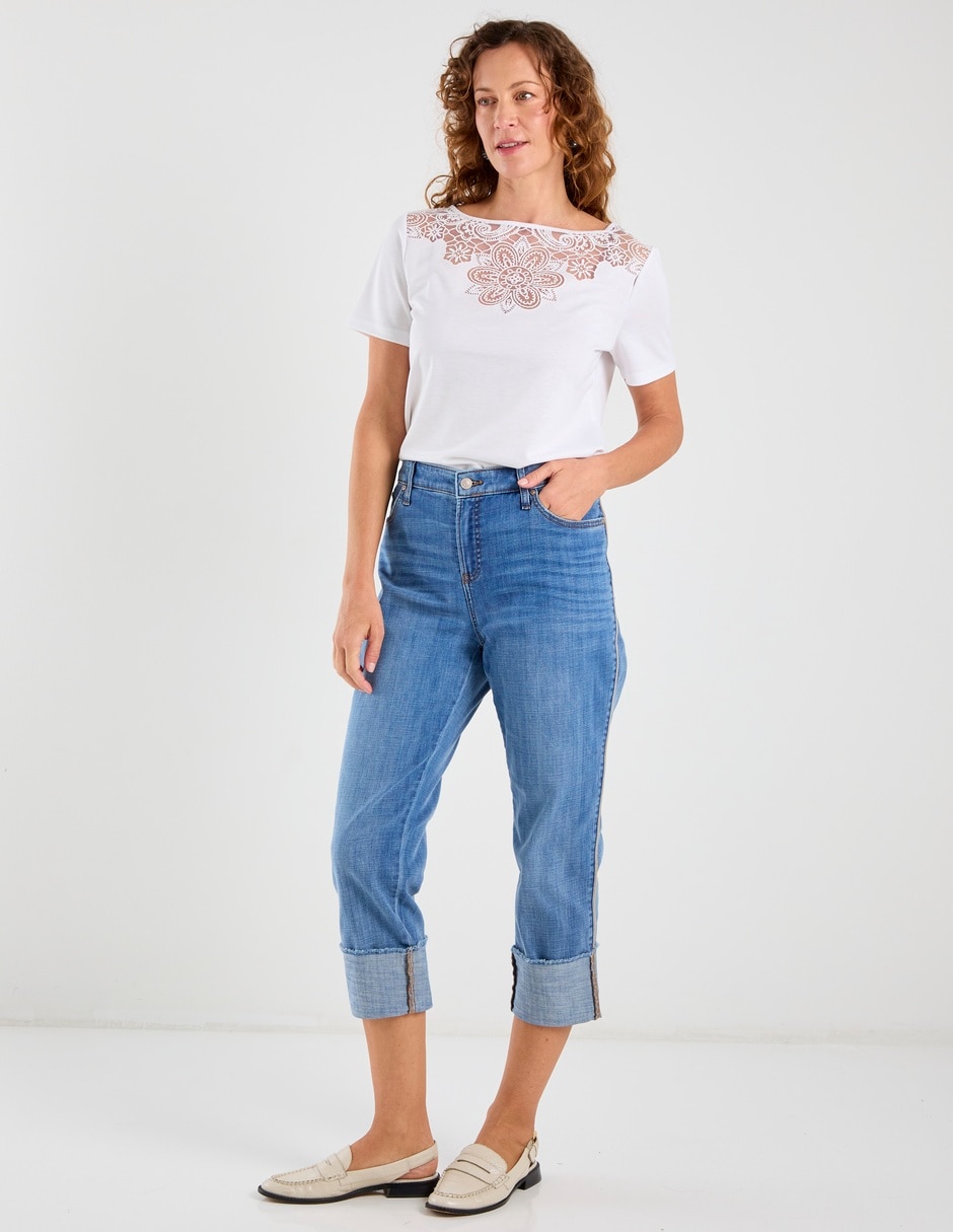 Blusa manga corta para mujer 9