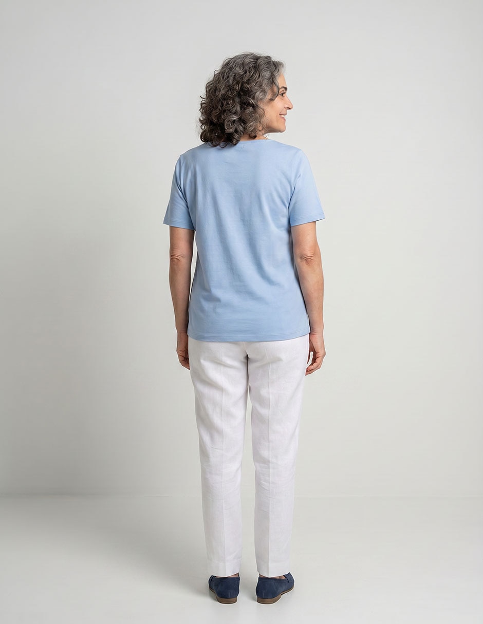 Blusa manga corta para mujer 2