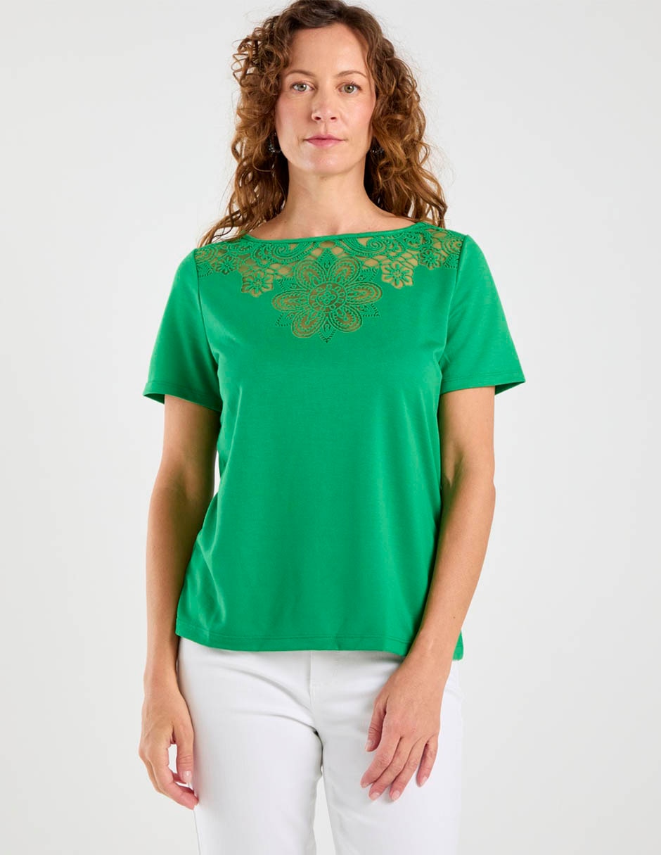 Blusa manga corta para mujer 1
