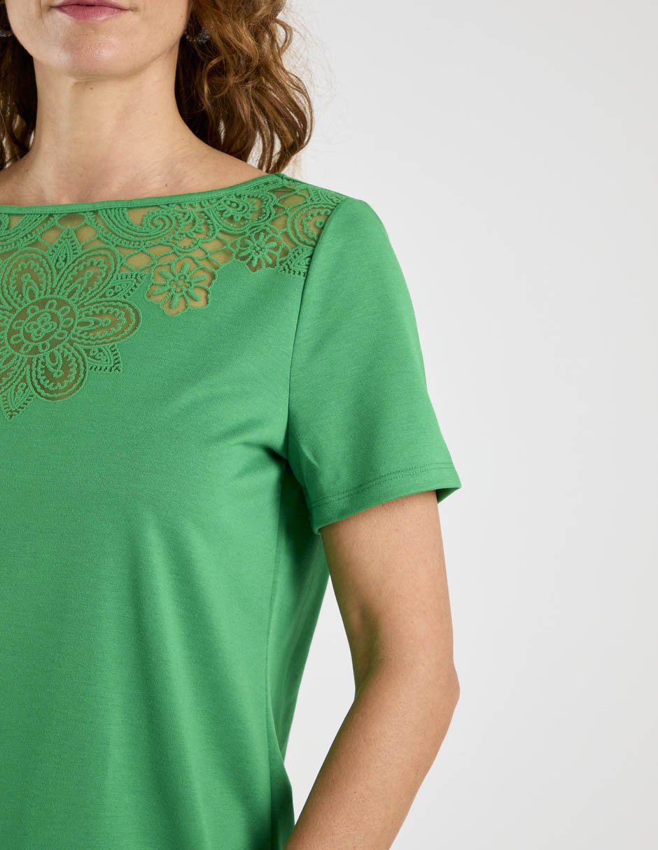 Blusa manga corta para mujer 10