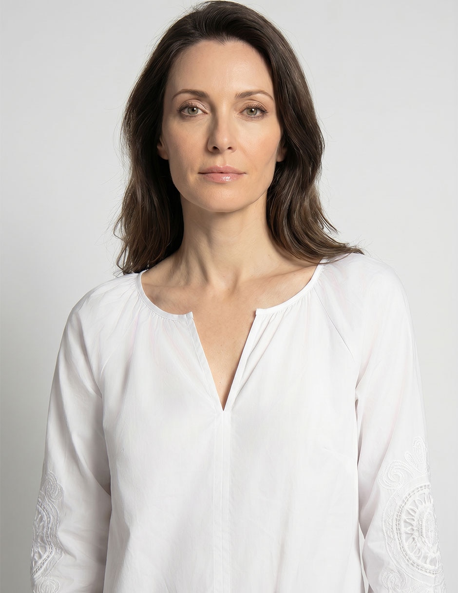 Blusa manga larga para mujer 3