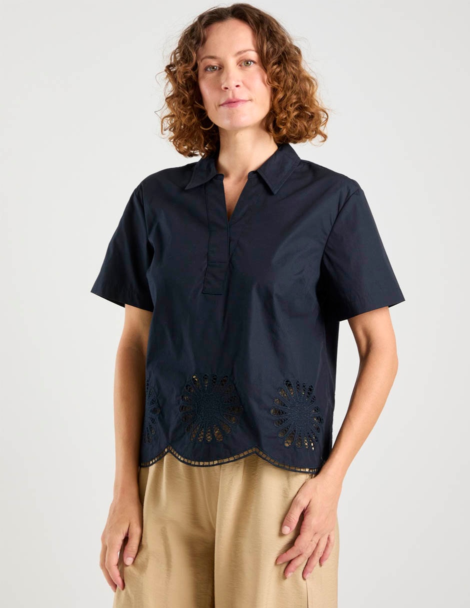 Blusa manga larga para mujer