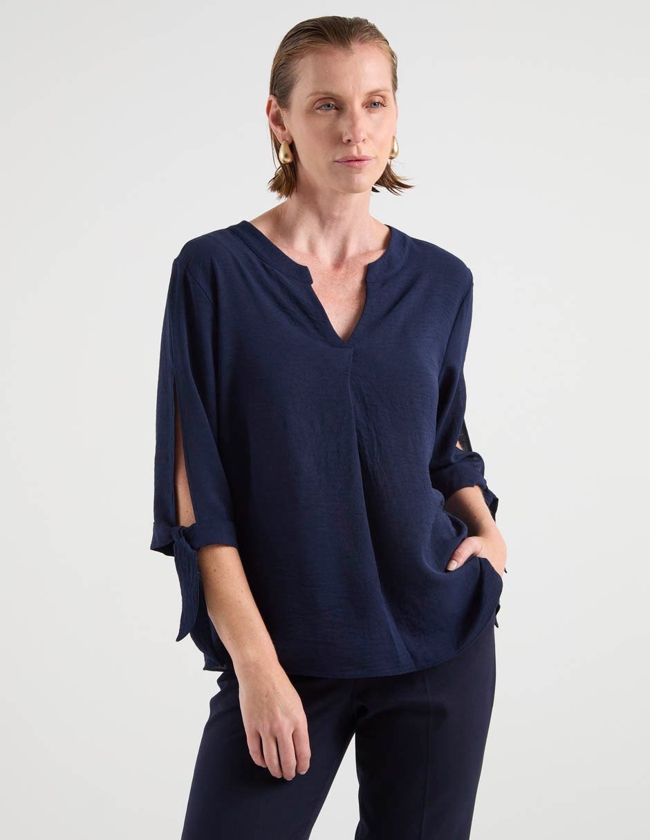 Blusa manga 3/4 para mujer 1