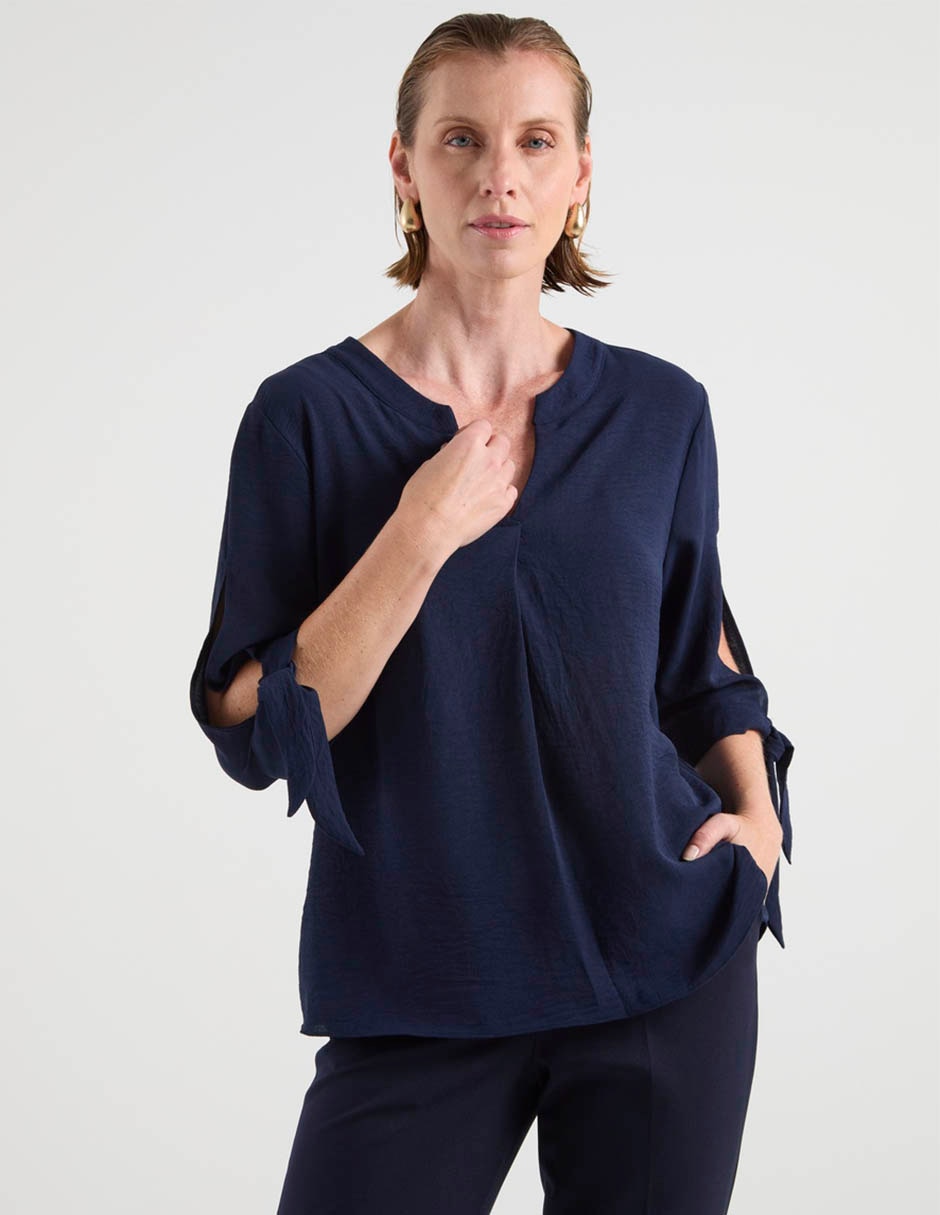 Blusa manga 3/4 para mujer 7