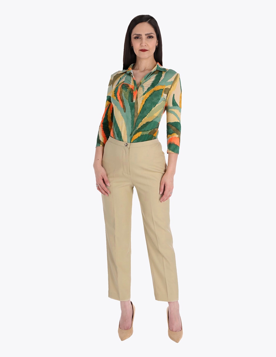 Pantalón de vestir slim para mujer 3