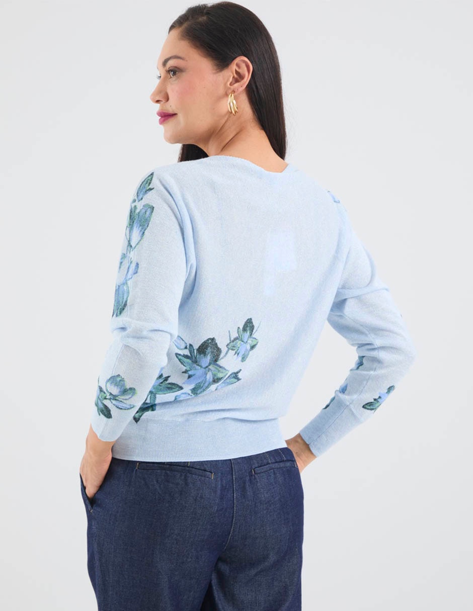 Suéter cuello asimétrico para mujer 2