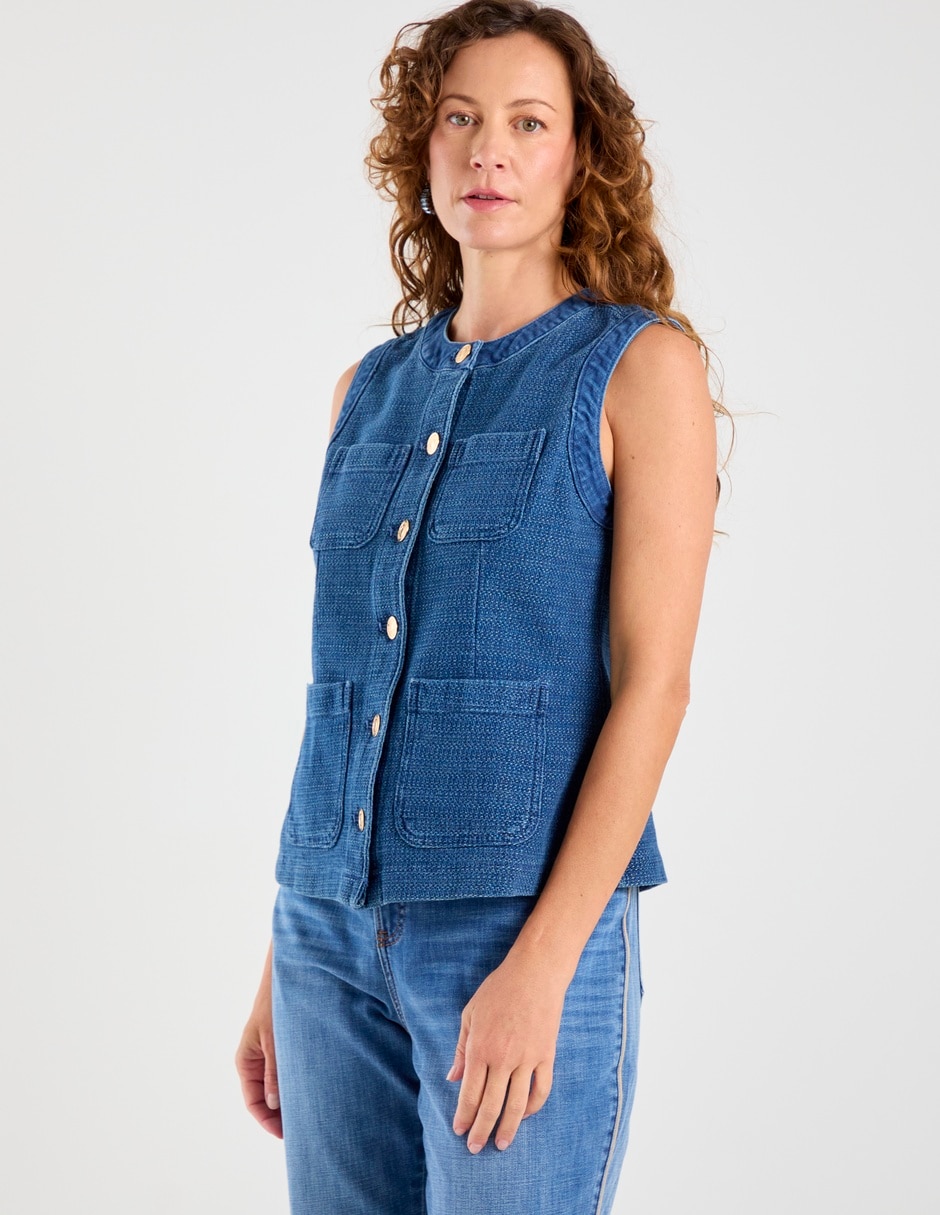 Chaleco de algodón para mujer 5