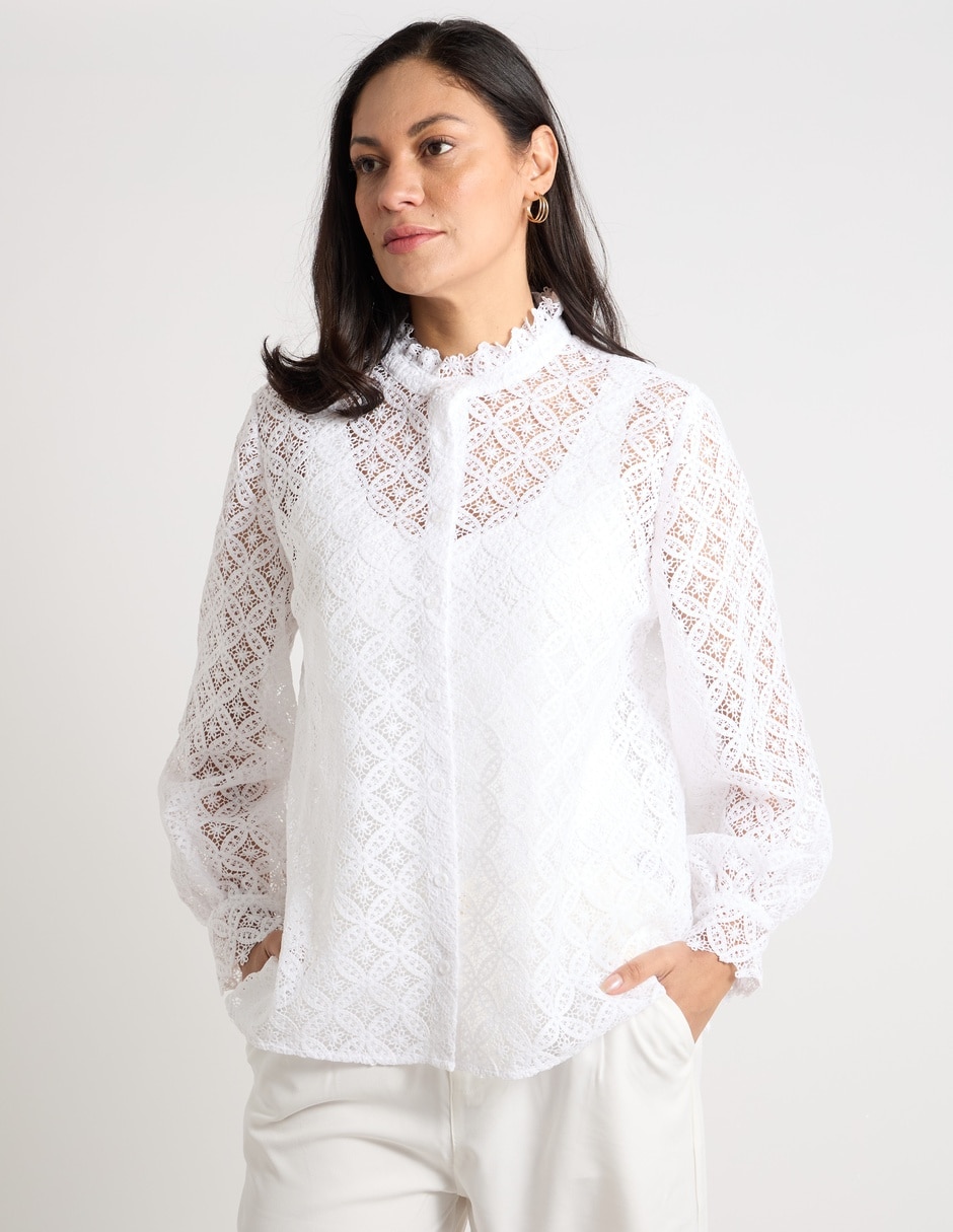 Blusa manga larga para mujer 2