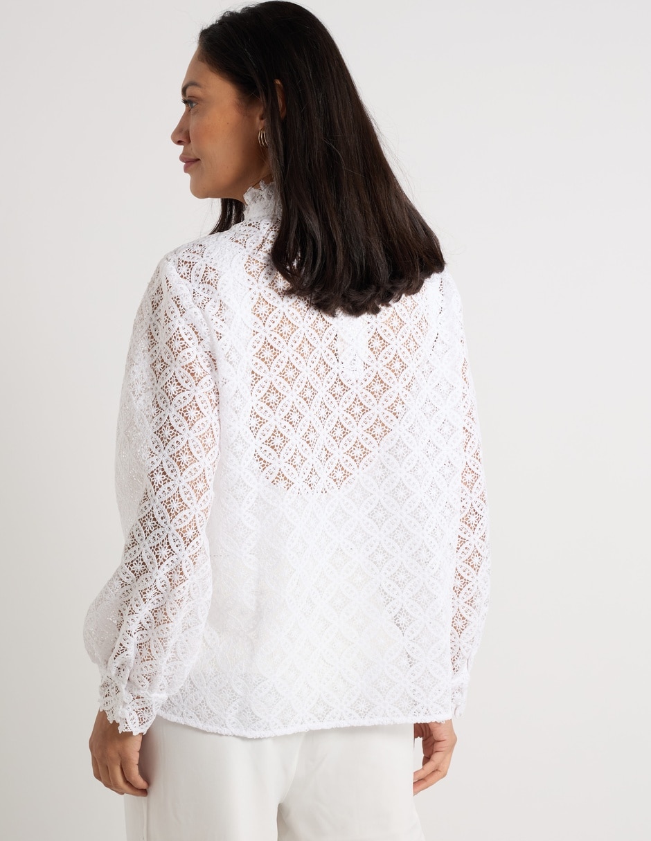 Blusa manga larga para mujer 6