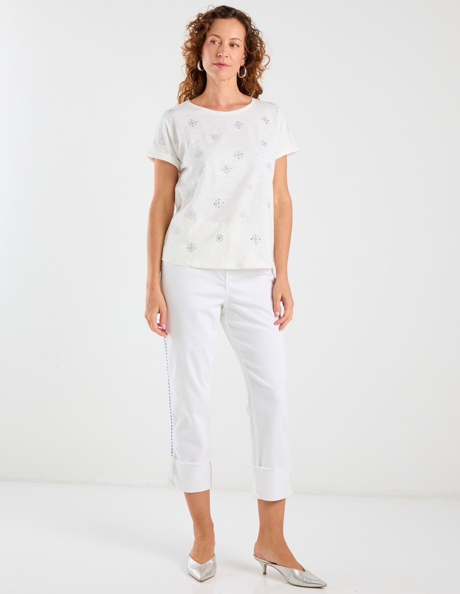 Jeans straight para mujer 4