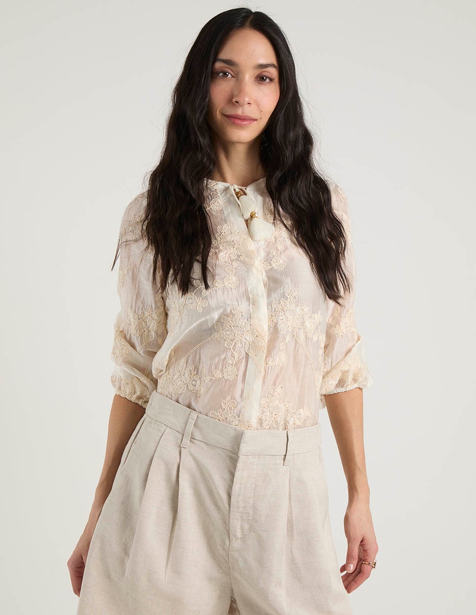 Blusa manga al codo para mujer Blusa manga al codo para mujer
