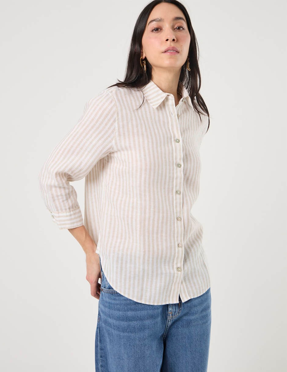 Blusa manga larga para mujer