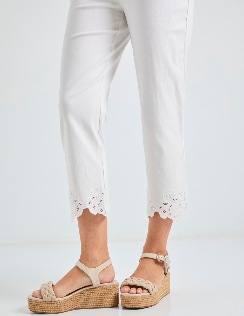Pantalón capri slim para mujer 5