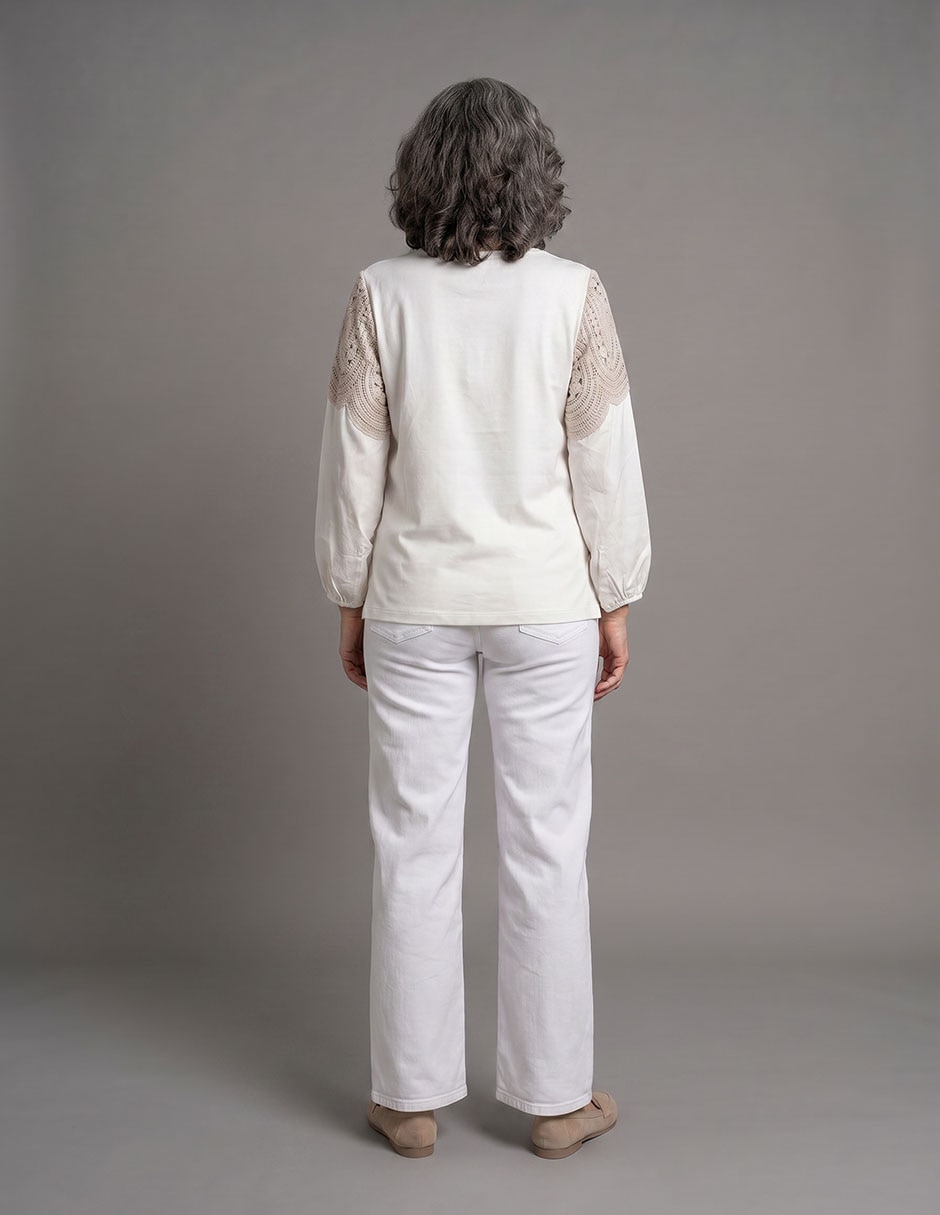 Blusa manga larga para mujer 2