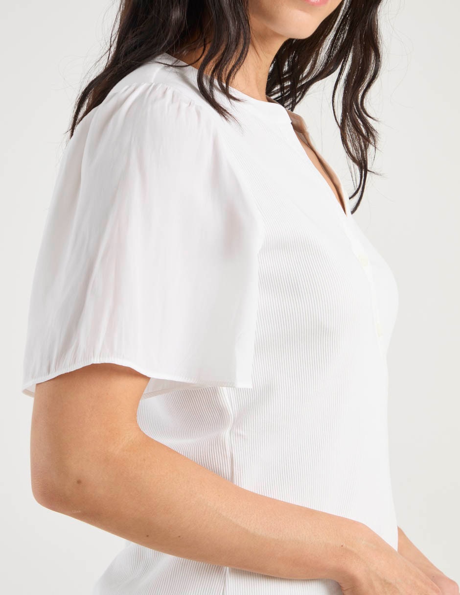Blusa Chico's manga corta para mujer