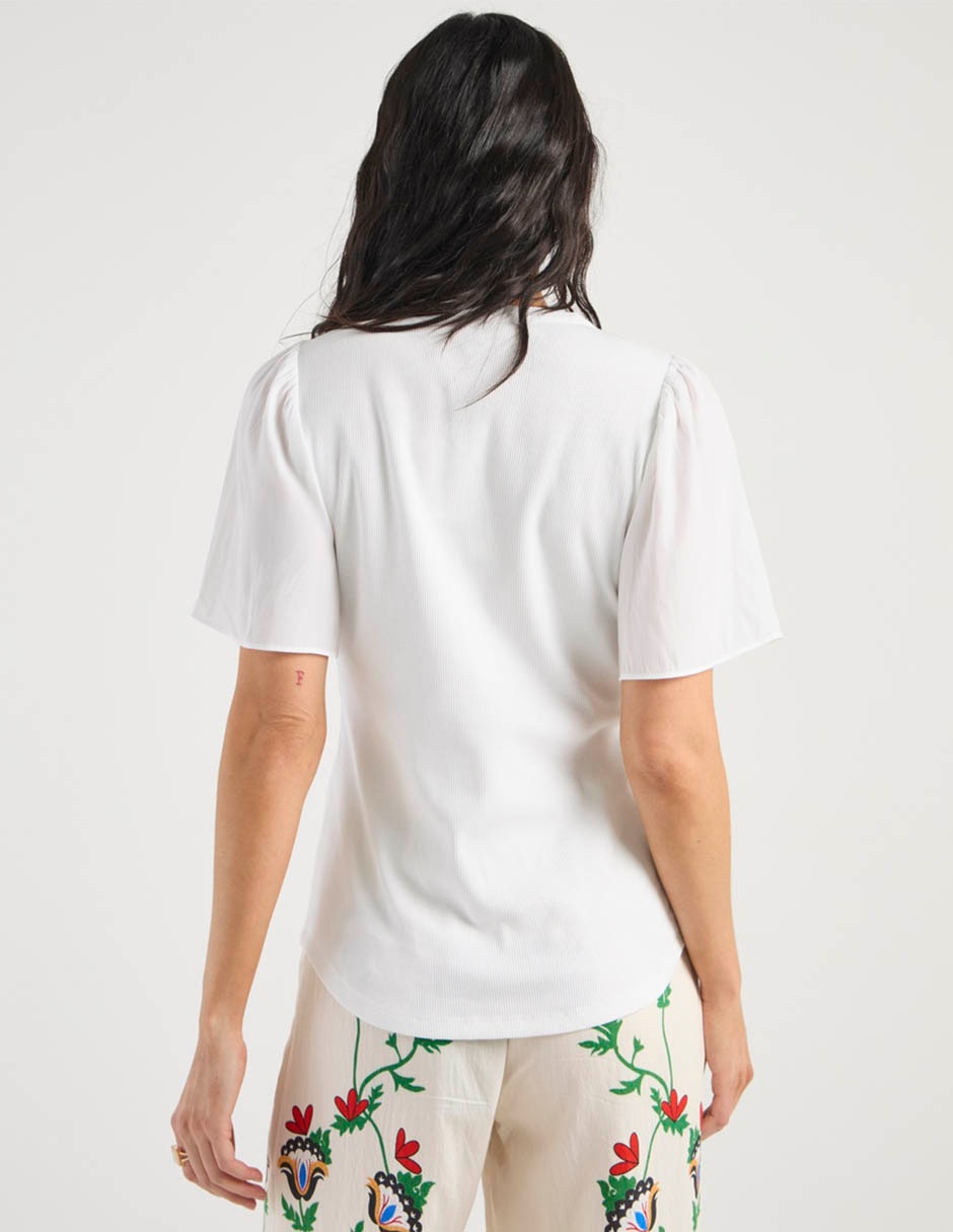 Blusa Chico's manga corta para mujer
