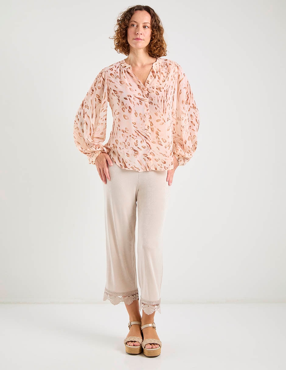 Blusa manga larga para mujer 4