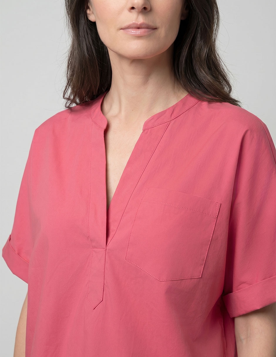 Blusa túnica Chico's manga larga para mujer