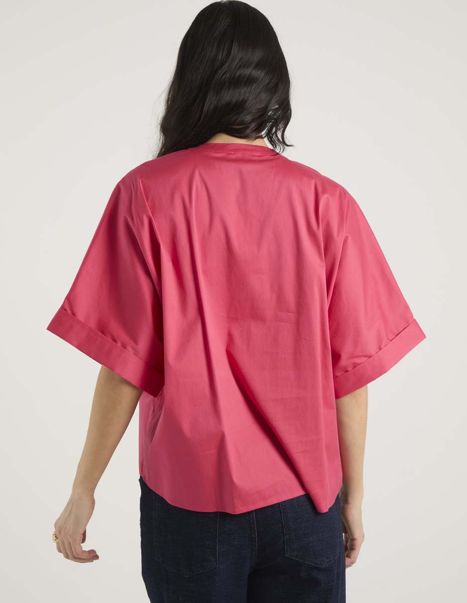Blusa túnica Chico's manga larga para mujer