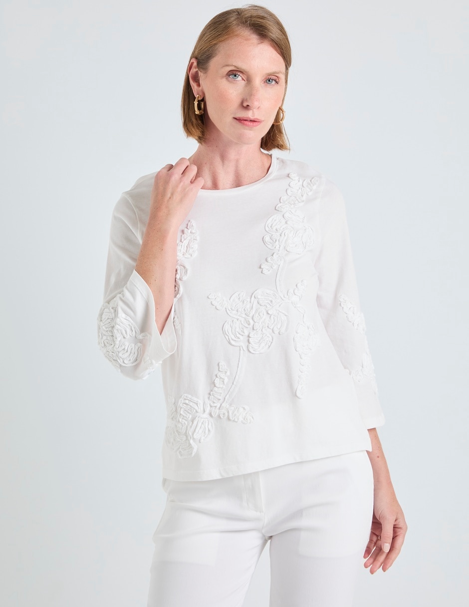Blusa manga larga para mujer 3