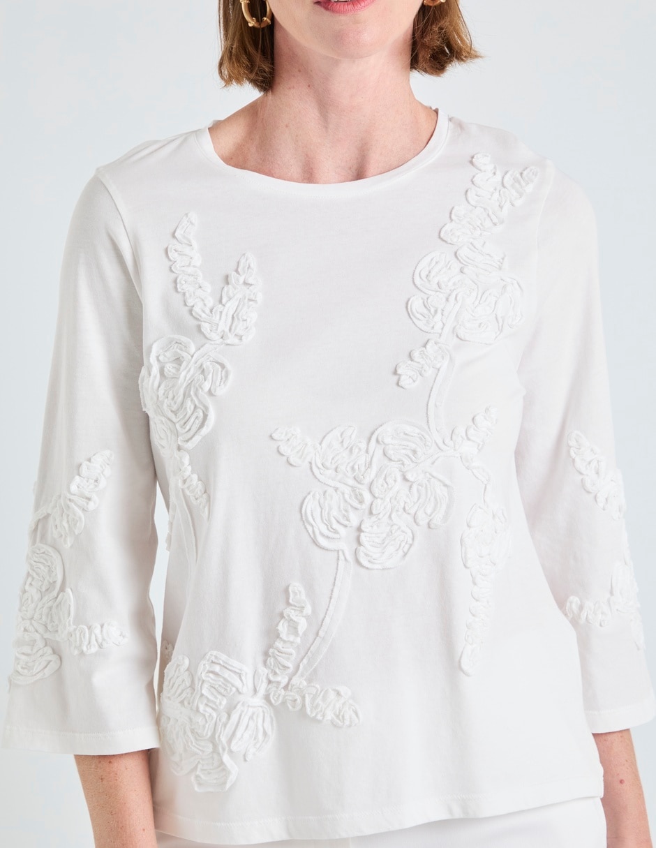 Blusa manga larga para mujer 5