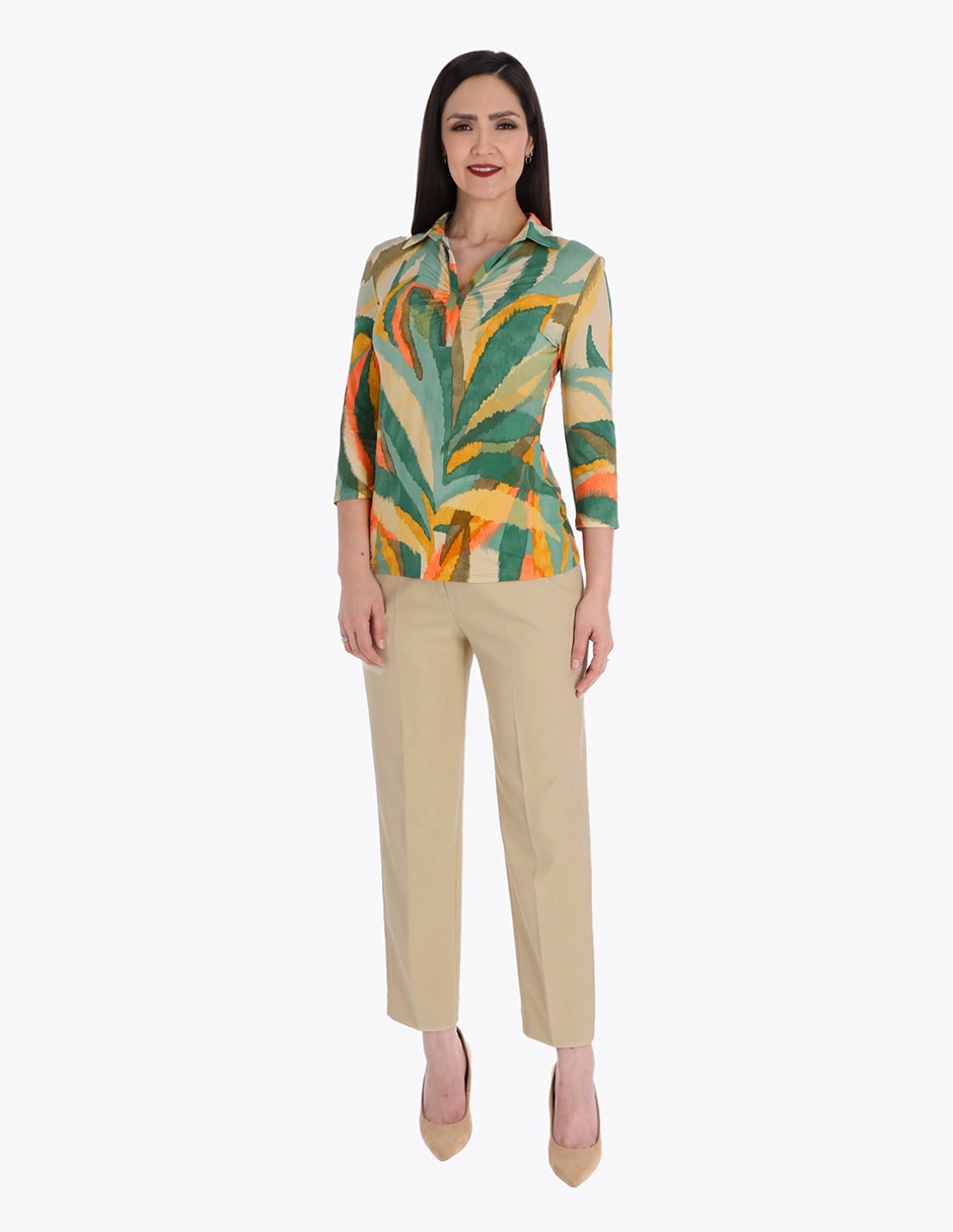 Blusa manga 3/4 para mujer 3