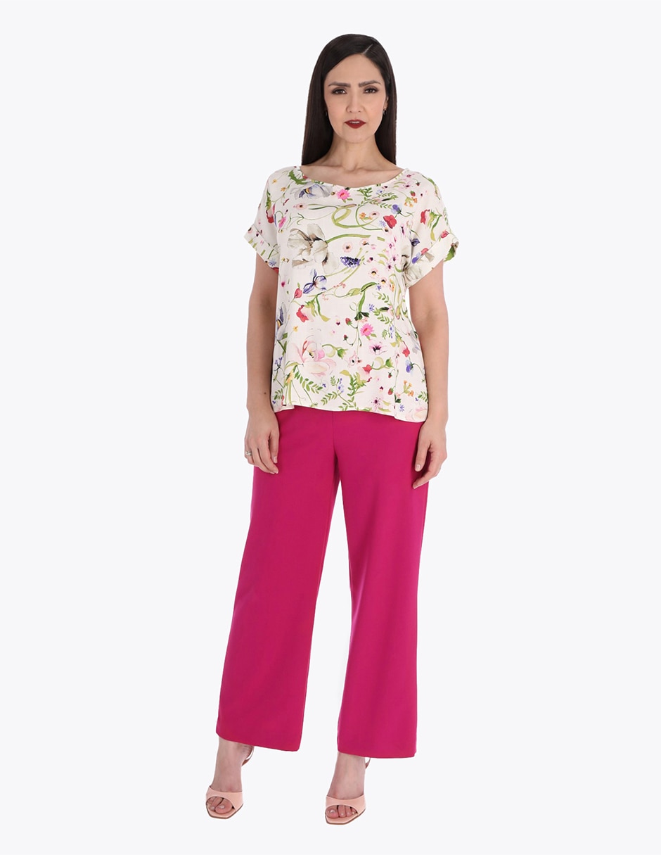 Blusa manga corta para mujer 3