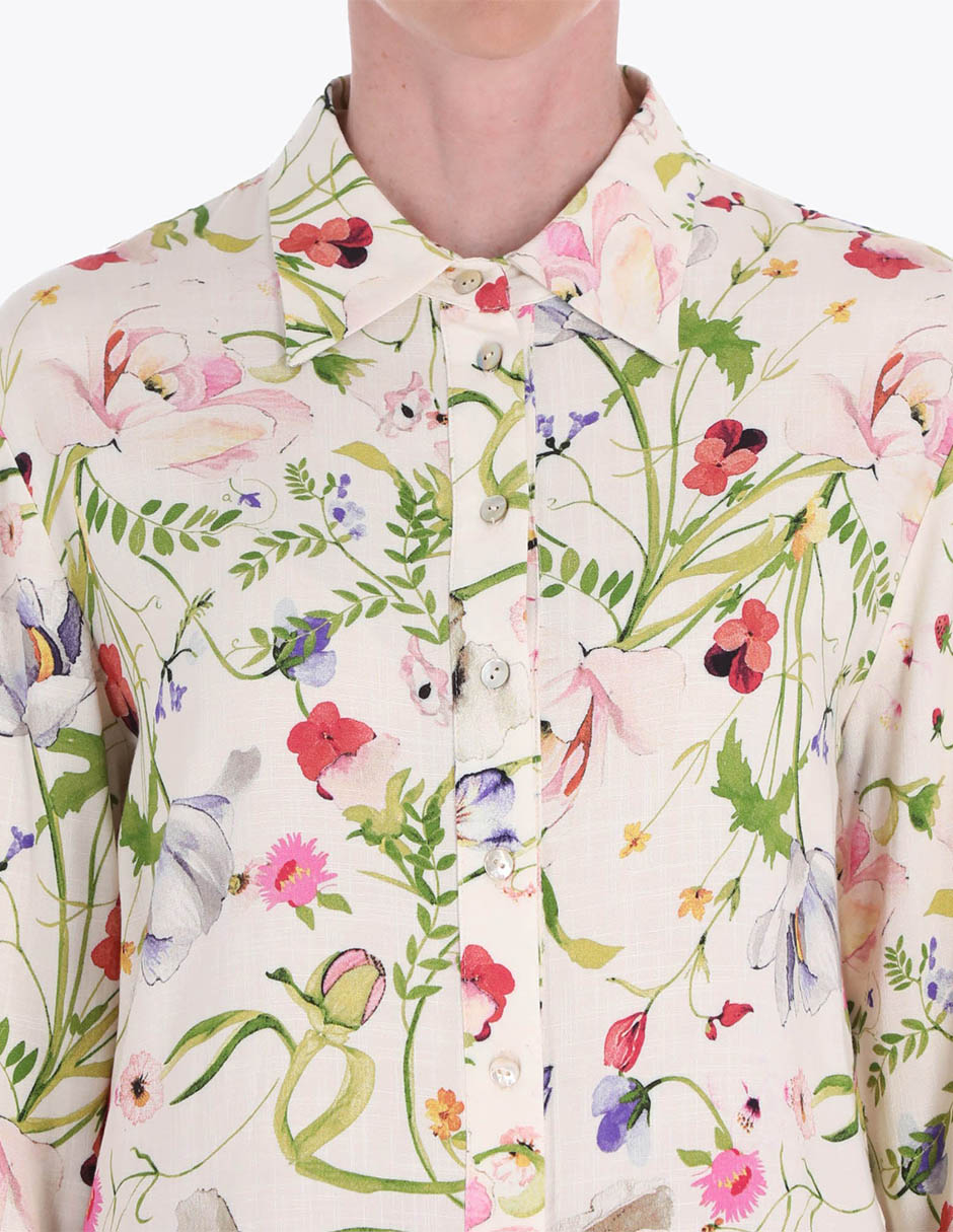 Blusa camisera manga larga para mujer 4