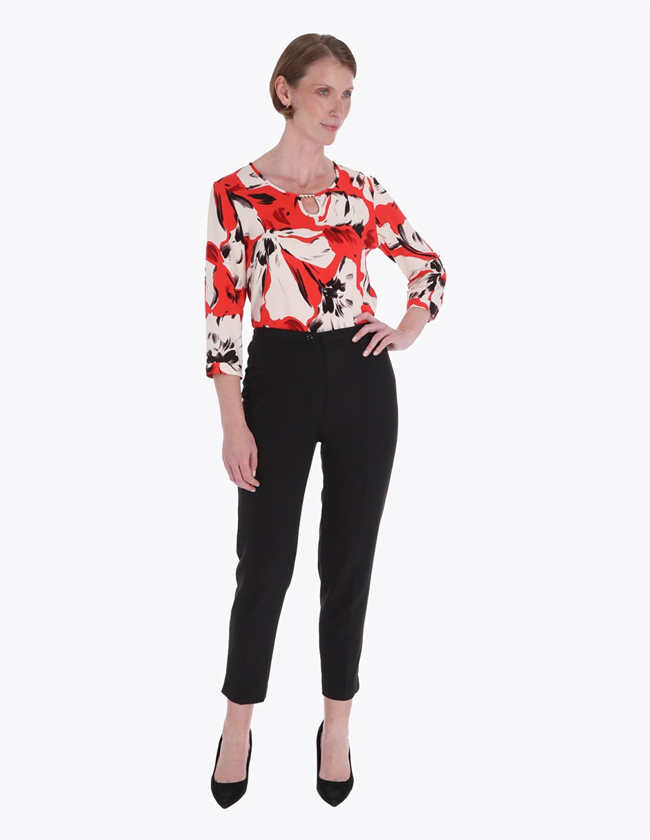 Pantalón de vestir slim para mujer 3