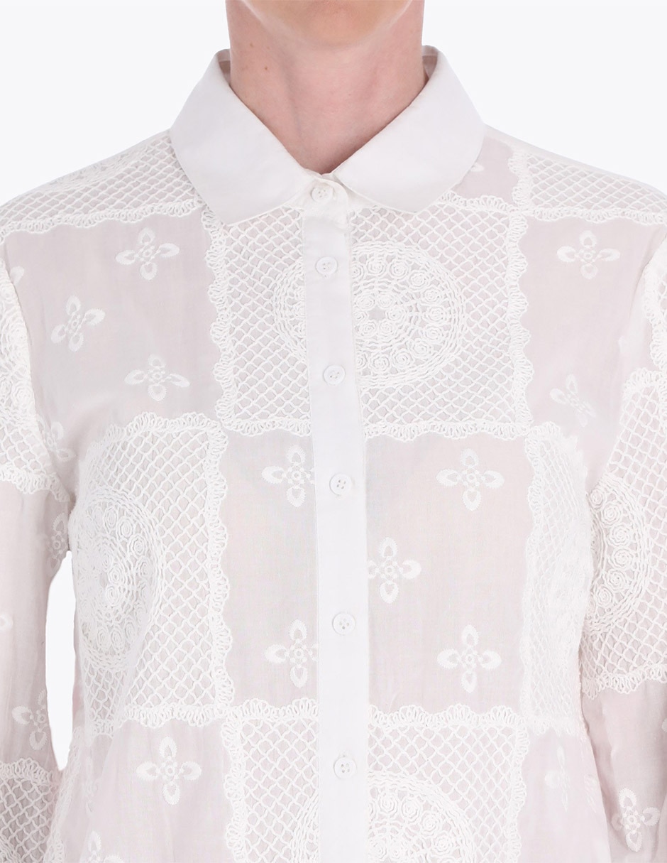 Blusa manga larga para mujer