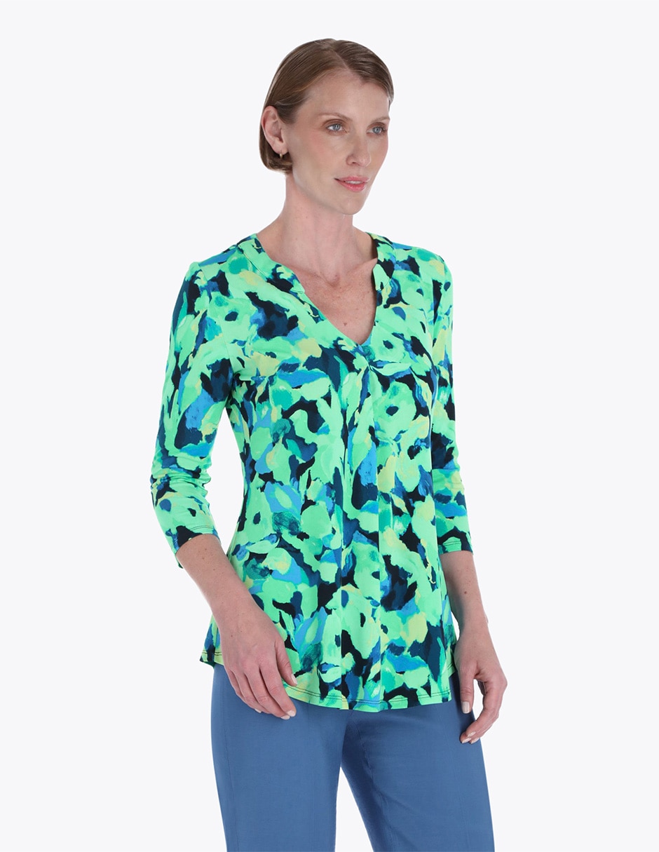 Blusa manga 3/4 para mujer Blusa manga 3/4 para mujer