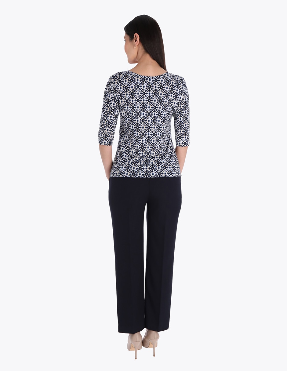 Blusa Charme manga 3/4 para mujer