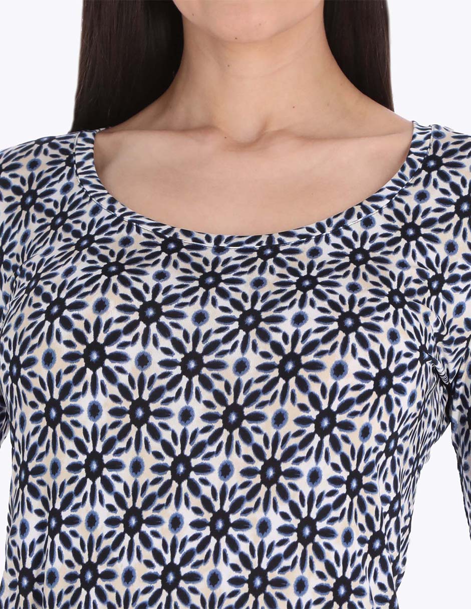 Blusa Charme manga 3/4 para mujer