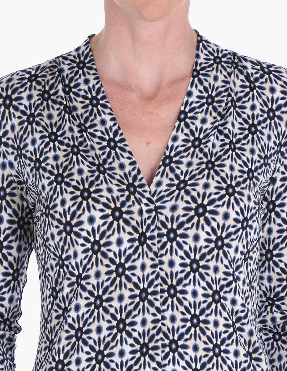 Blusa Charme manga 3/4 para mujer