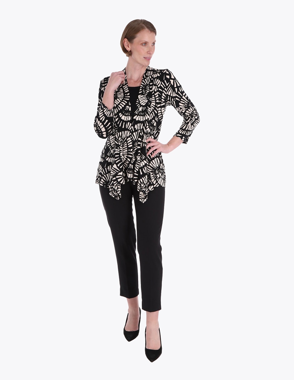 Blusón Charme manga 3/4 para mujer