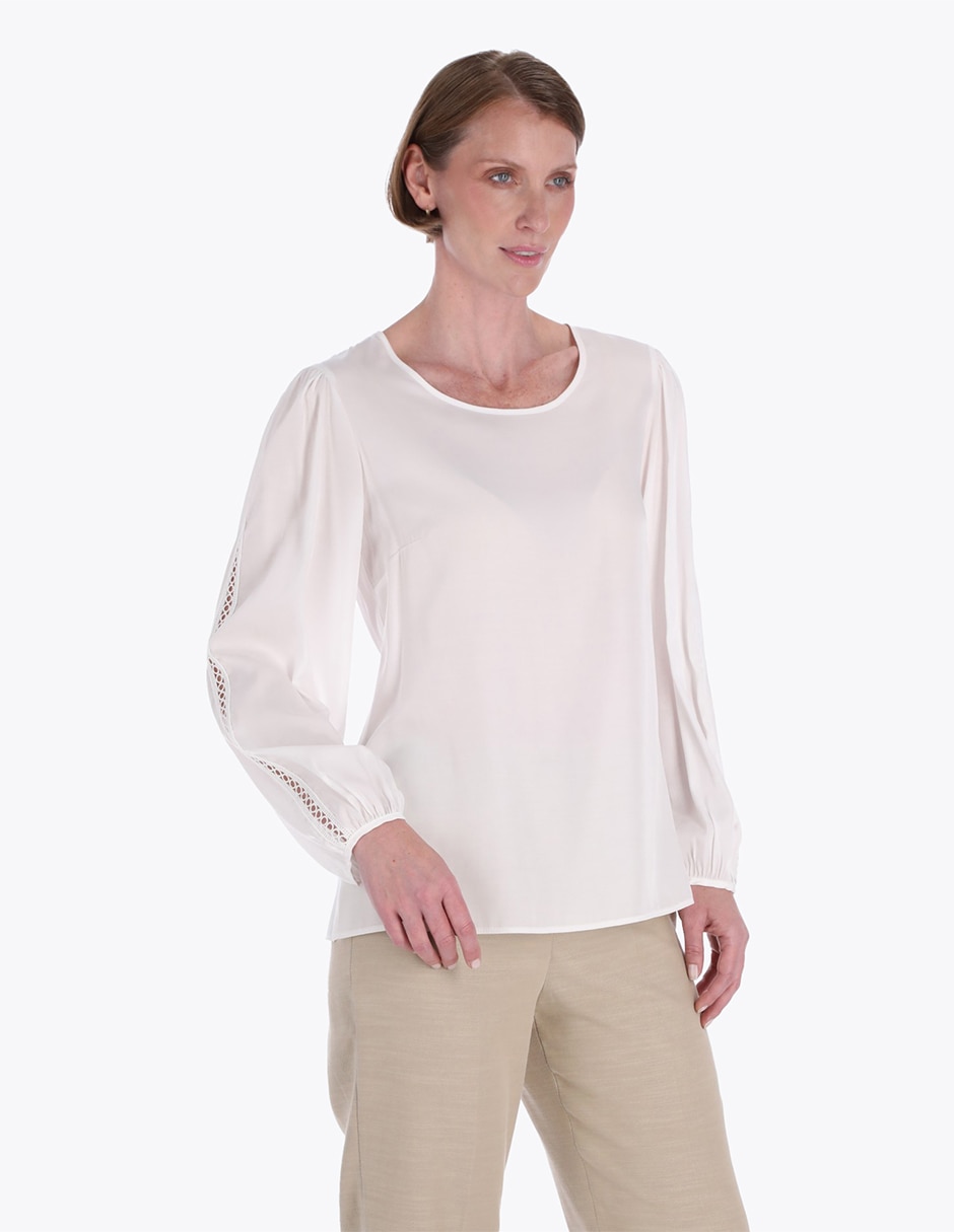 Blusa manga larga para mujer Blusa manga larga para mujer